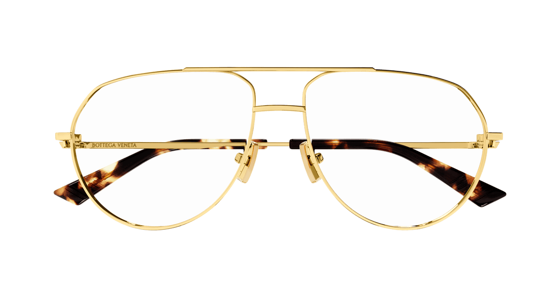 Occhiali da vista bottega veneta bv1302o 001 unisex taglia 57mm - Vista dettagliata