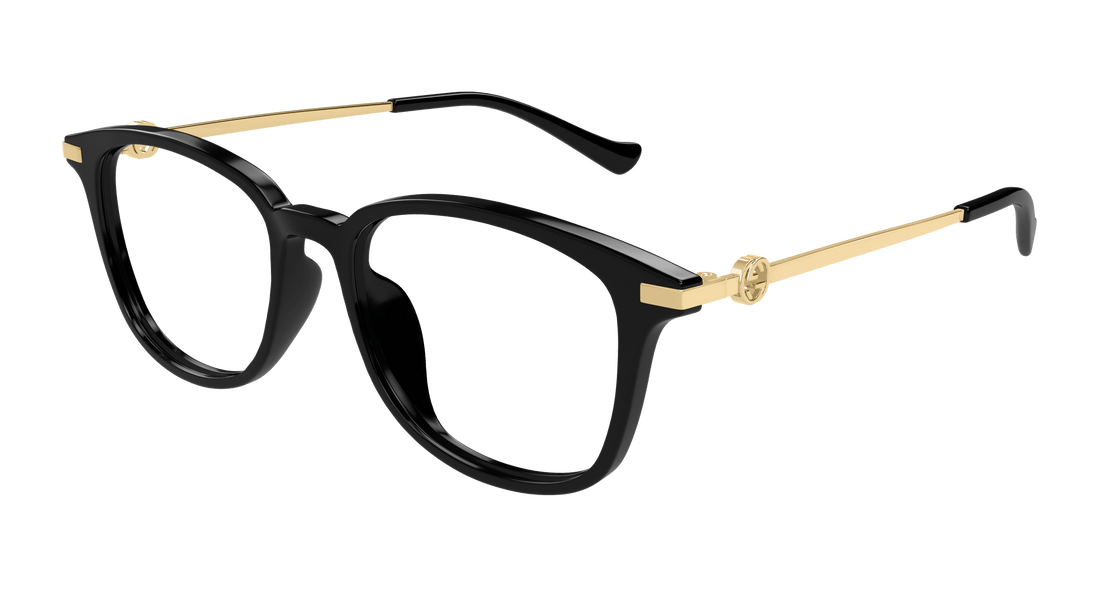 Occhiali da vista gucci gg1745oa 001 negro round/oval/panthos femenino taglia 53mm - Vista principale