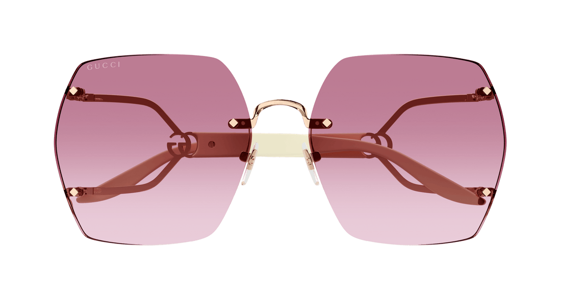 Sonnenbrillen gucci gg1562s 004 dorado square femenino größe 62mm - Detailansicht