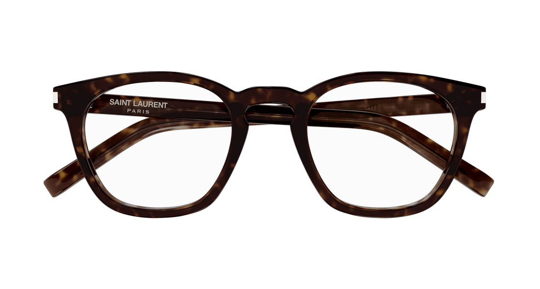 Brillen saint laurent sl 28 opt 007 havana round/oval/panthos unisex größe 50mm - Detailansicht
