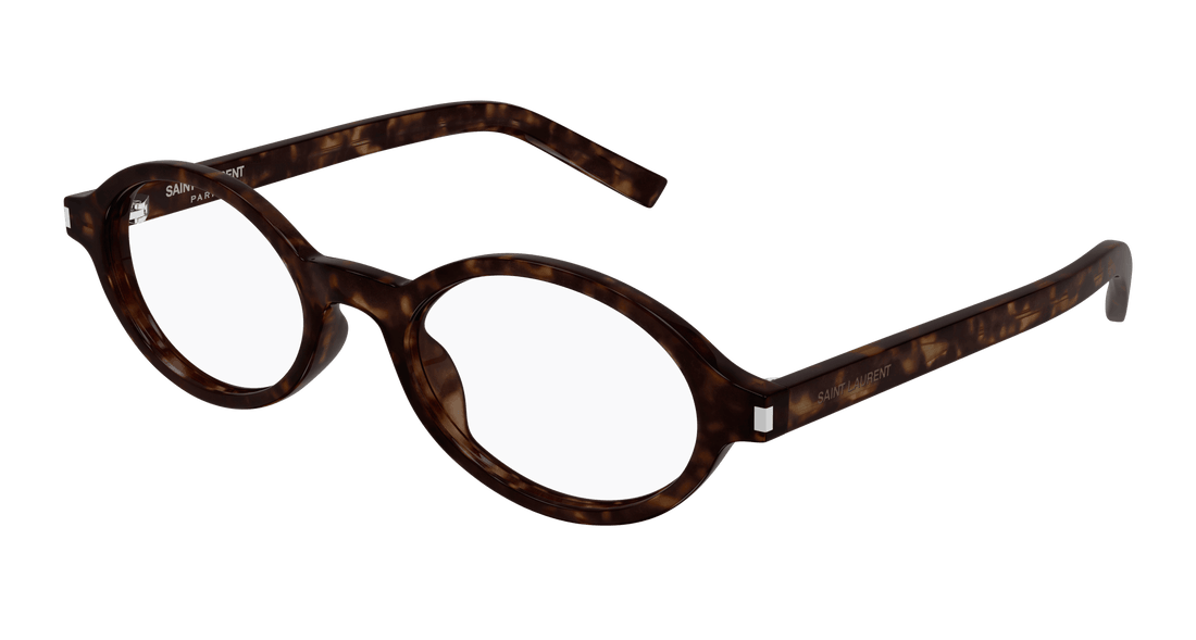 Brillen saint laurent sl 751 jeanne opt 002 havana round/oval/panthos femenino größe 50mm - Hauptansicht