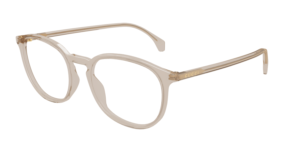 Brillen gucci gg0551o 020 marron round/oval/panthos masculino größe 55mm - Hauptansicht