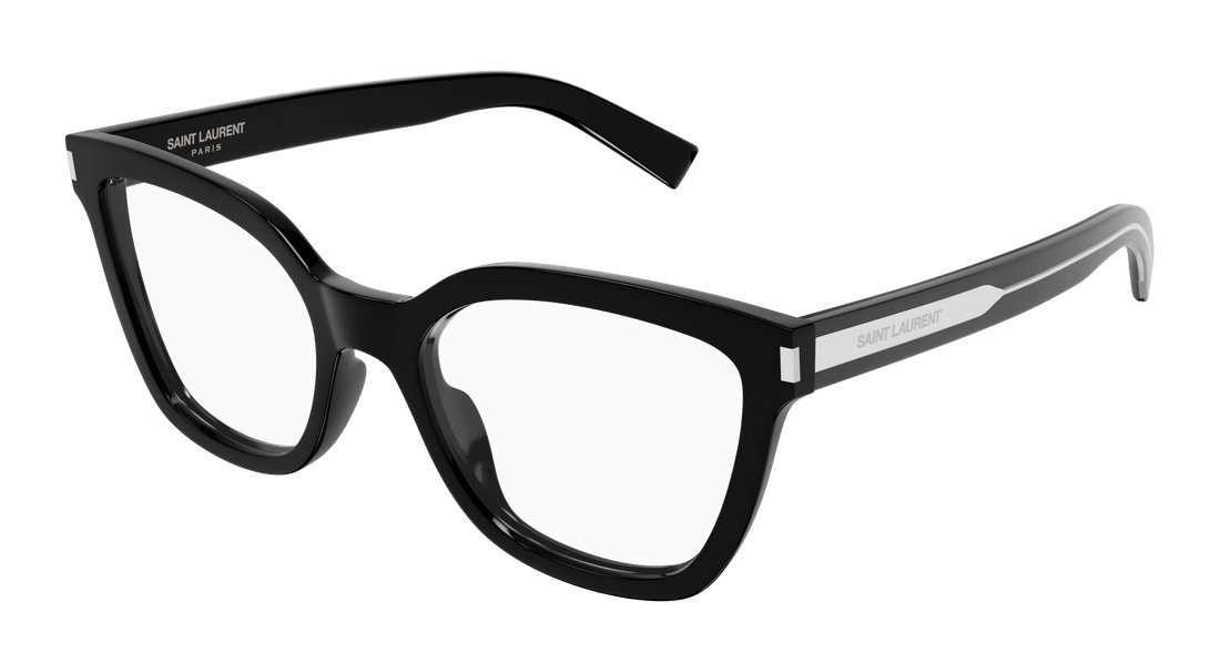 Prescription glasses saint laurent sl 748 001 negro cat eye femenino size 54mm - Main view