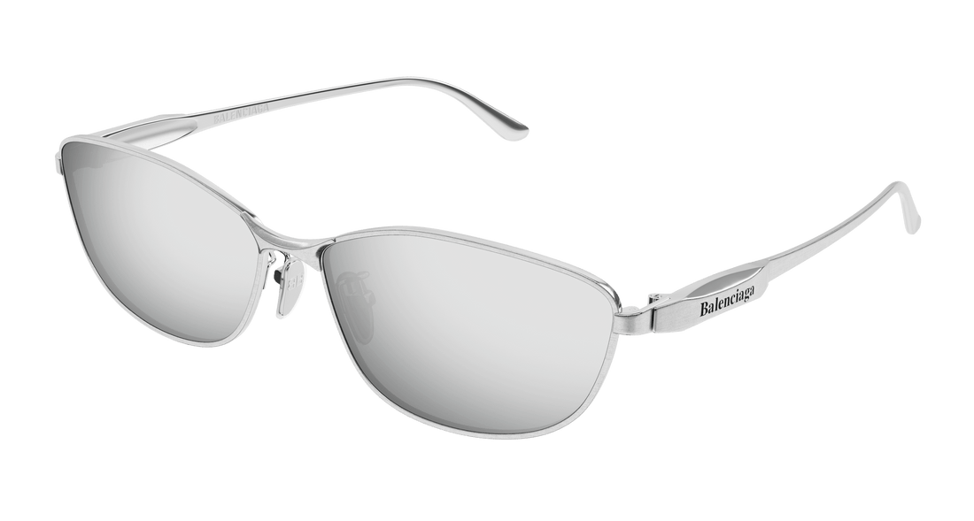 Gafas de sol balenciaga bb0357sa 002 plateado rectangular / squared unisex talla 62mm - Vista principal