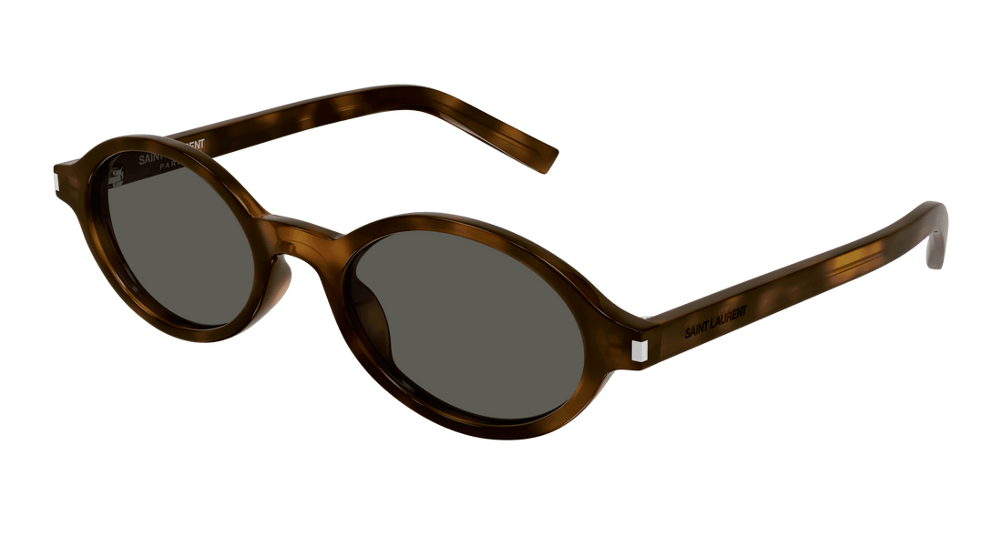 Óculos de sol saint laurent sl 751 jeanne 003 havana round/oval/panthos femenino tamanho 50mm - Vista principal