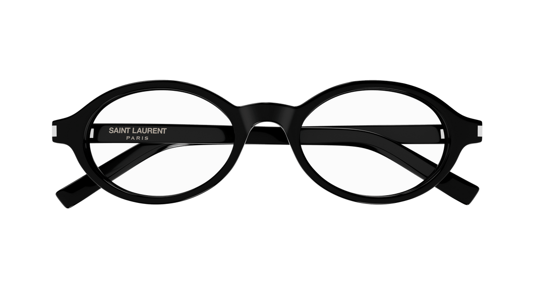 Lunettes de vue saint laurent sl 751 jeanne opt 001 negro round/oval/panthos femenino taille 50mm - Vue détaillée