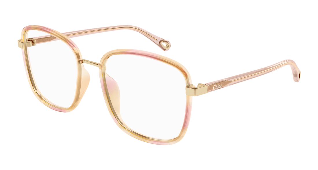 Dioptrijske naočale chloé ch0034o 016 havana rectangular / squared femenino veličina 53mm - Glavni prikaz