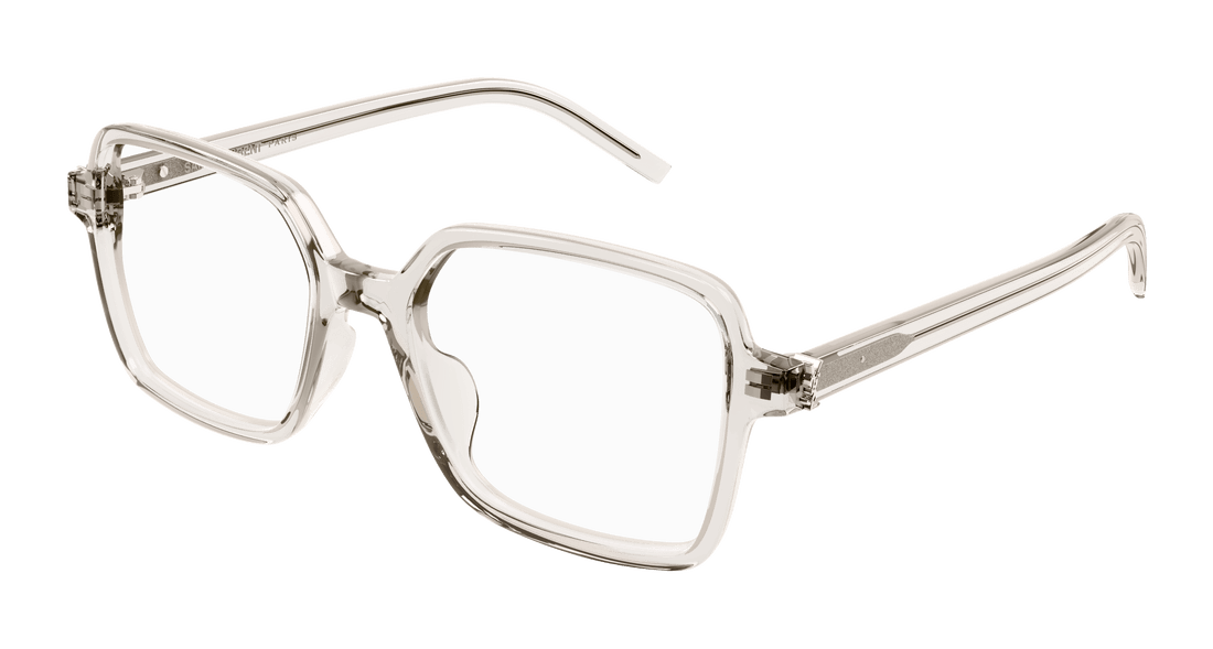 Brillen saint laurent sl m139 004 beige rectangular / squared femenino größe 54mm - Hauptansicht