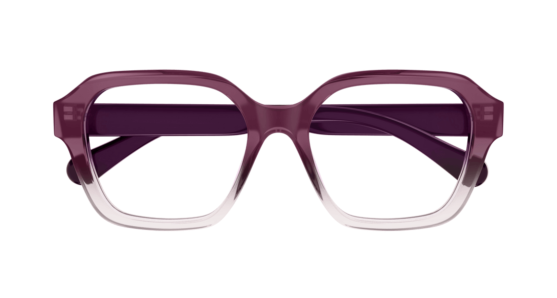 Brillen chloé ch0272o 003 burdeos rectangular / squared femenino größe 53mm - Detailansicht