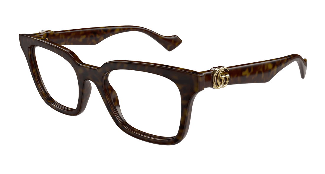 Occhiali da vista gucci gg1728o 002 havana rectangular / squared femenino taglia 51mm - Vista principale