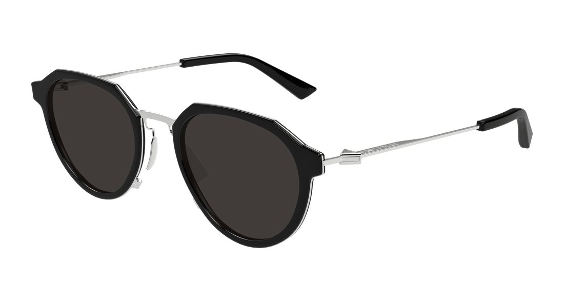 Sonnenbrillen bottega veneta bv1331s 001 negro round/oval/panthos unisex größe 50mm - Hauptansicht