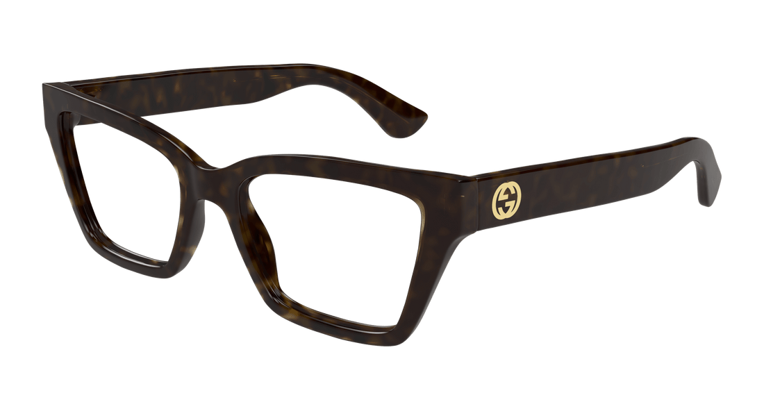 Brillen gucci gg1715o 002 havana cat eye femenino größe 53mm - Hauptansicht