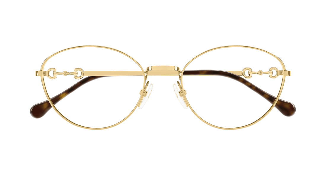 Briller gucci gg1699o 001 dorado cat eye femenino størrelse 54mm - Detaljeret visning