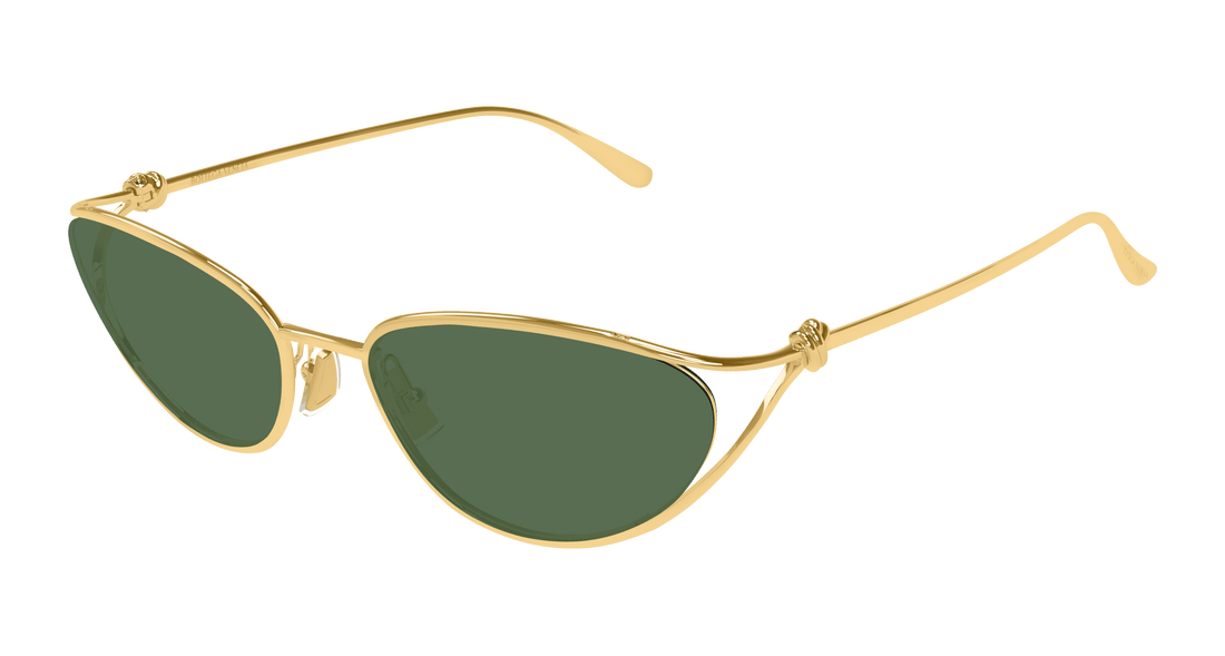 Sonnenbrillen bottega veneta bv1330s 004 dorado cat eye femenino größe 57mm - Hauptansicht