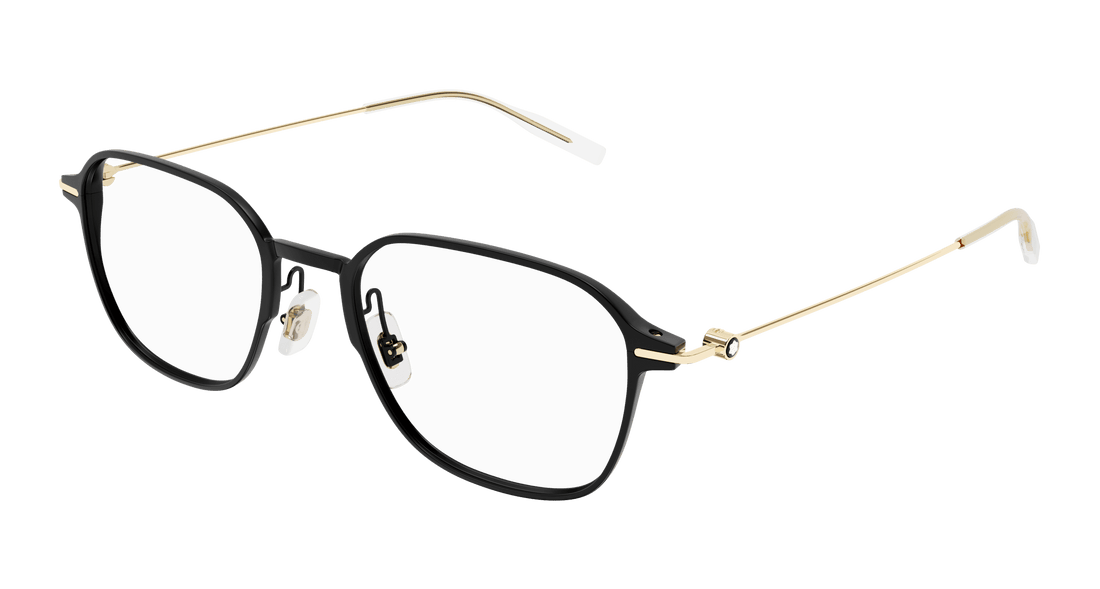 Occhiali da vista montblanc mb0358o 006 negro rectangular / squared masculino taglia 53mm - Vista principale