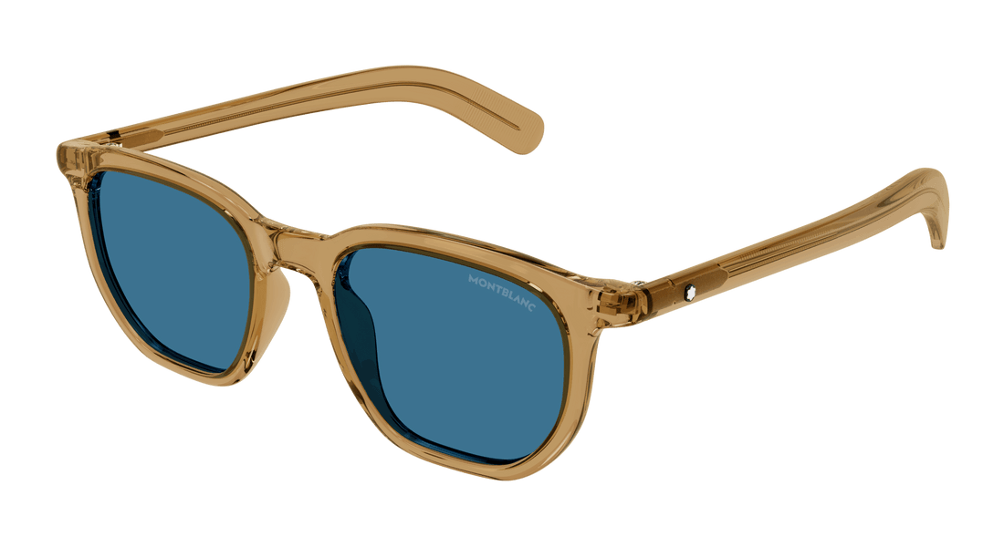 Occhiali da sole montblanc mb0352s 005 marron rectangular / squared masculino taglia 50mm - Vista principale