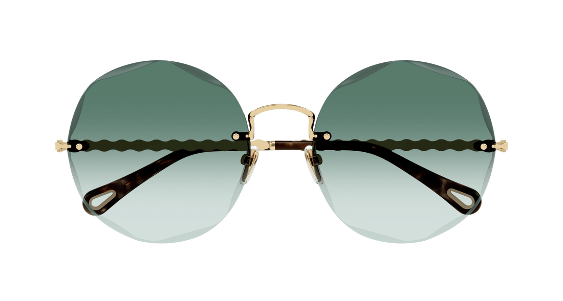 Sonnenbrillen chloé ch0254s 003 dorado round/oval/panthos femenino größe 57mm - Detailansicht
