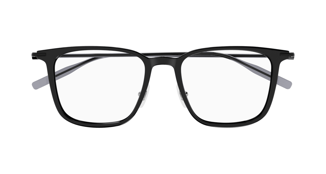 Occhiali da vista montblanc mb0354o 001 negro rectangular / squared masculino taglia 52mm - Vista dettagliata