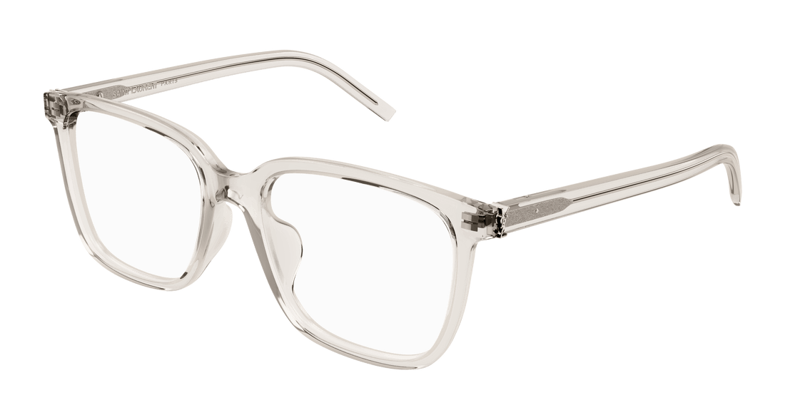 Briller saint laurent sl m142/f 003 beige rectangular / squared femenino størrelse 54mm - Hovedvisning