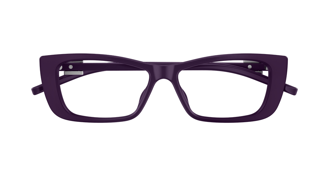 Occhiali da vista gucci gg1682o 004 violeta cat eye femenino taglia 53mm - Vista dettagliata