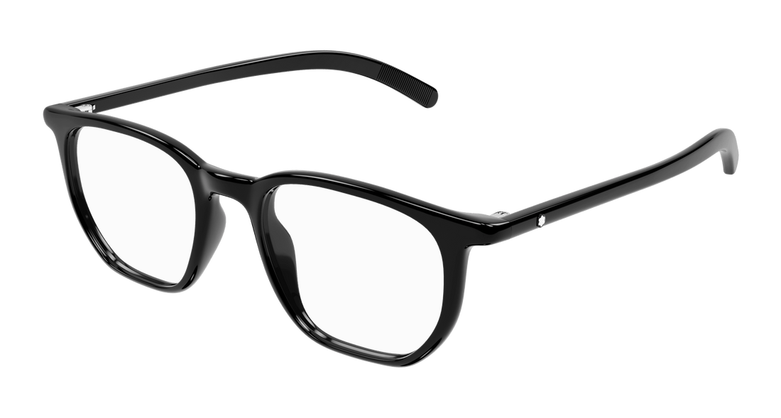 Brillen montblanc mb0349o 001 negro rectangular / squared masculino größe 50mm - Hauptansicht