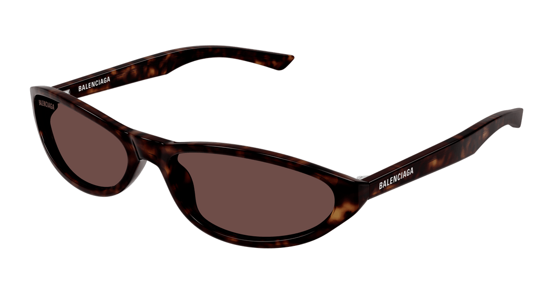 Gafas de sol balenciaga bb0007s 013 havana round/oval/panthos unisex talla 59mm - Vista principal