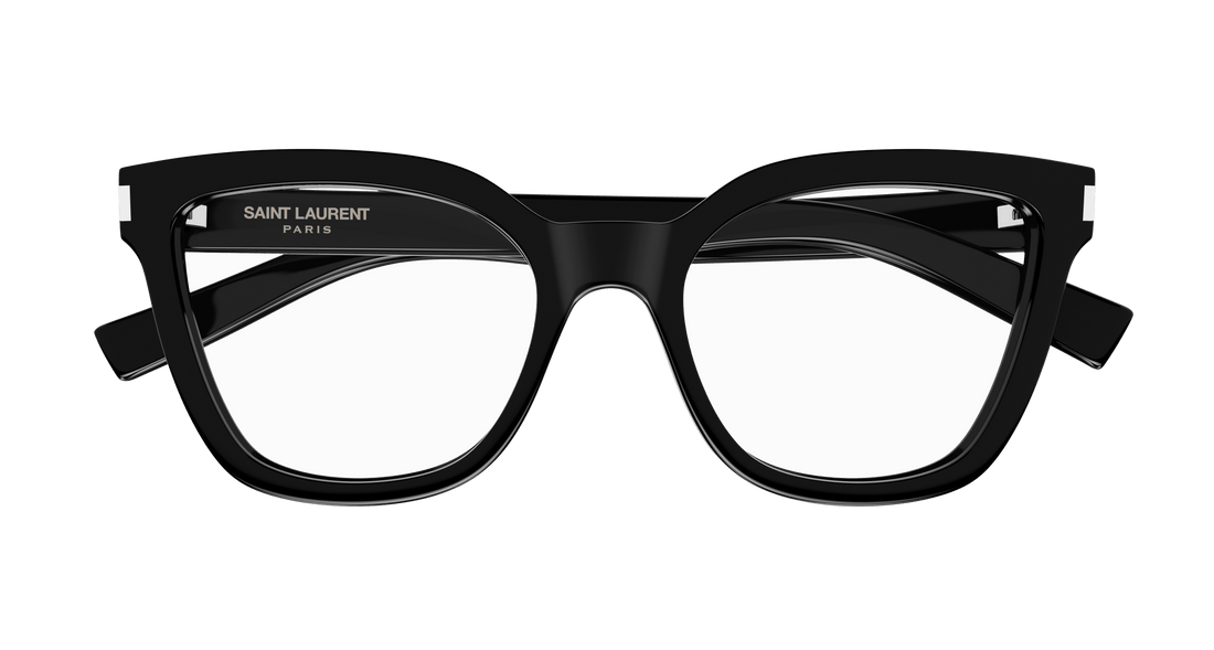 Prescription glasses saint laurent sl 748 001 negro cat eye femenino size 54mm - Detailed view