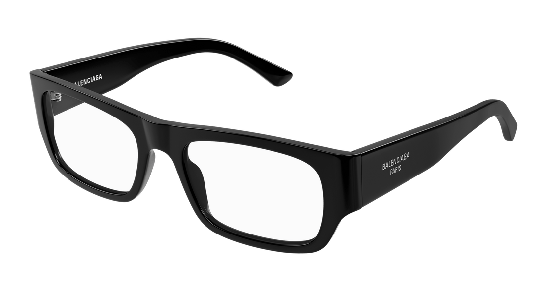 Occhiali da vista balenciaga bb0370o 001 negro rectangular / squared masculino taglia 54mm - Vista principale