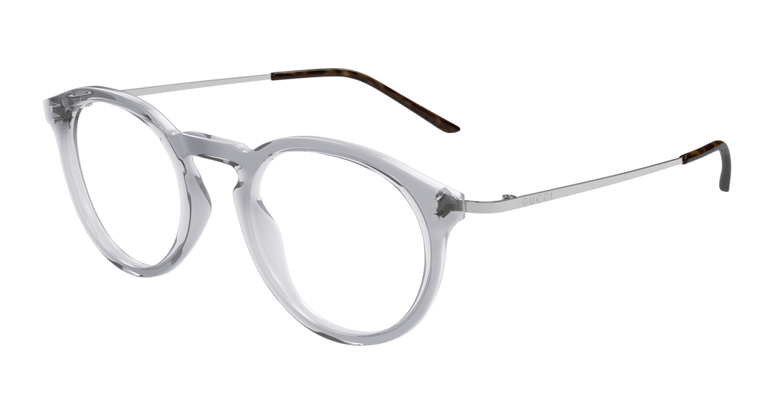 Occhiali da vista gucci gg1710o 003 gris round/oval/panthos masculino taglia 48mm - Vista principale