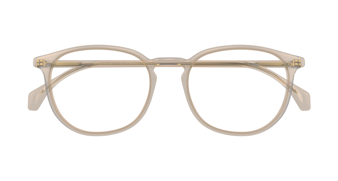 Occhiali da vista gucci gg0551o 020 marron round/oval/panthos masculino taglia 55mm - Vista dettagliata