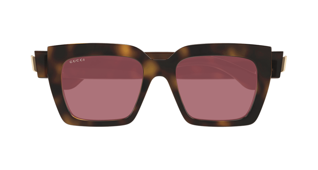 Sonnenbrillen gucci gg1689s 002 havana cat eye femenino größe 54mm - Detailansicht
