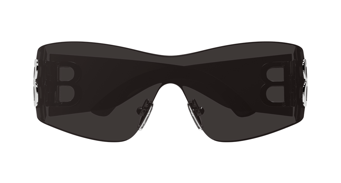 Gafas de sol balenciaga bb0359s 001 gris mask femenino talla 99mm - Vista de detalle