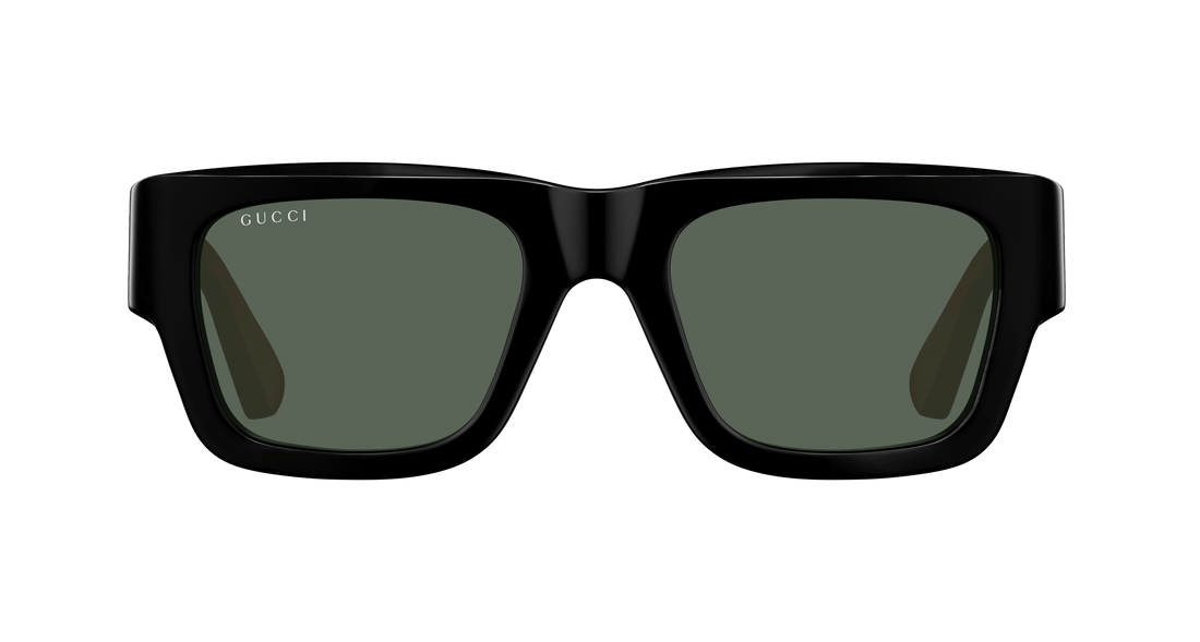 Lunettes de soleil gucci gg1668s 003 negro rectangular / squared masculino taille 52mm - Vue détaillée