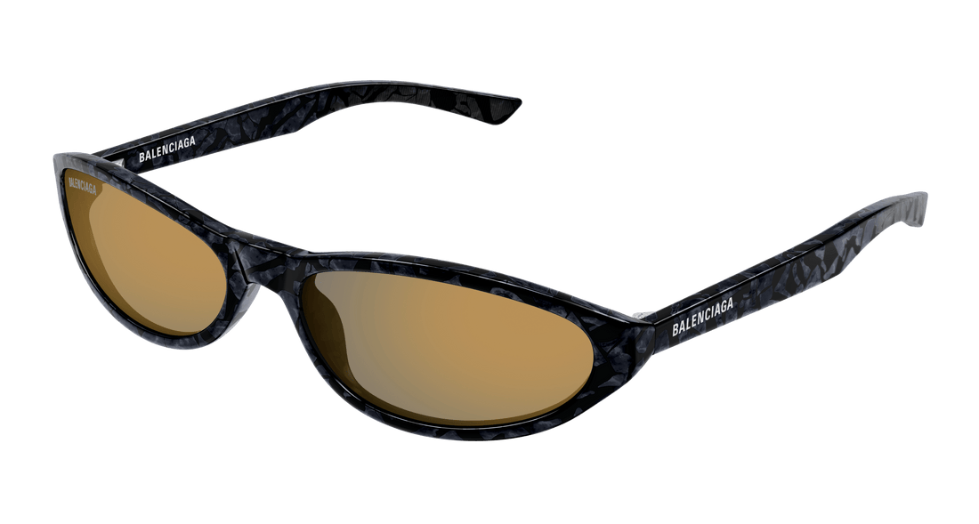 Gafas de sol balenciaga bb0007s 010 negro round/oval/panthos unisex talla 59mm - Vista principal