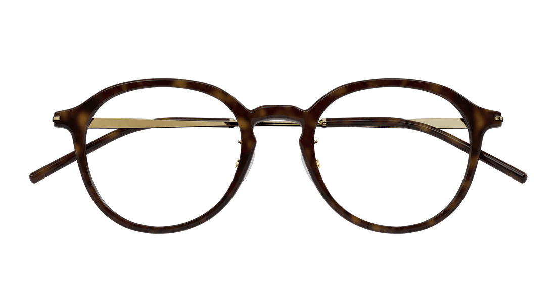 Brillen gucci gg1734ok 002 havana round/oval/panthos unisex größe 50mm - Detailansicht
