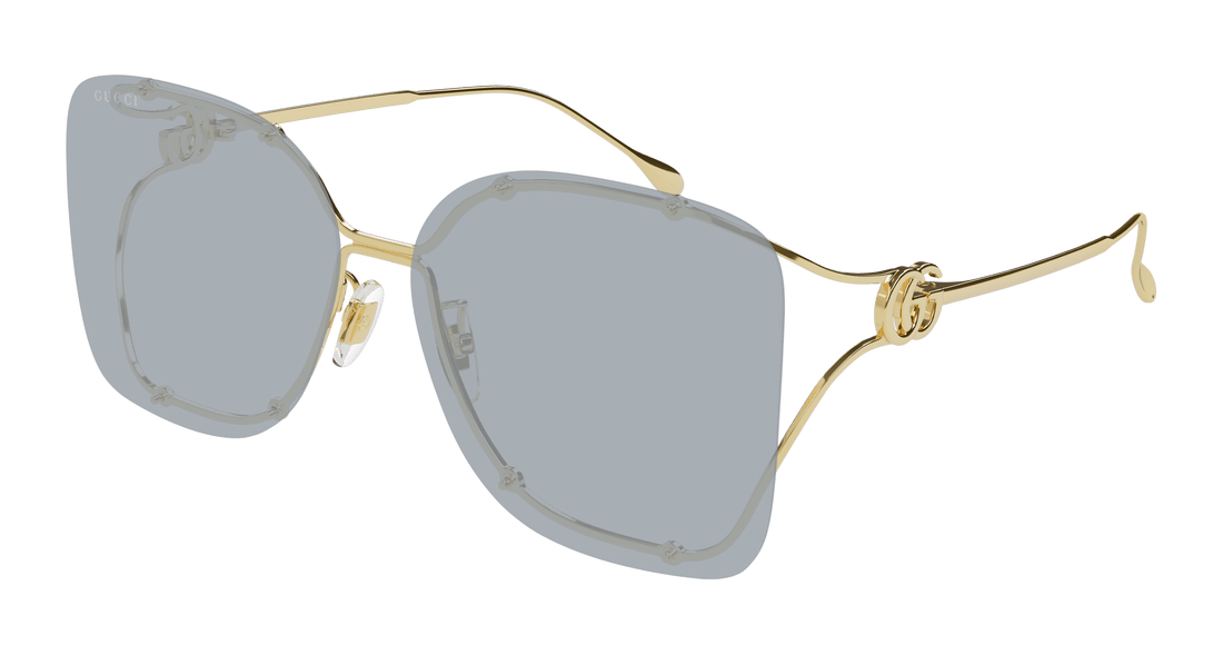 Solglasögon gucci gg1713sa 001 dorado rectangular / squared femenino storlek 60mm - Huvudvy