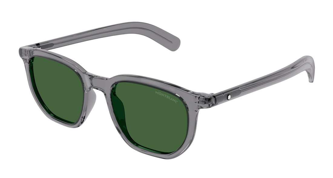 Occhiali da sole montblanc mb0352s 003 gris rectangular / squared masculino taglia 50mm - Vista principale