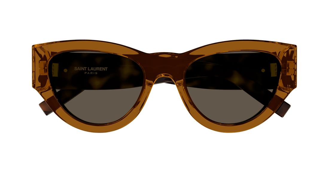 Gafas de sol saint laurent sl m94 011 marron cat eye femenino talla 53mm - Vista de detalle