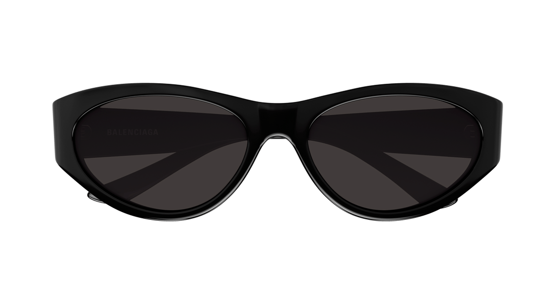 Lunettes de soleil balenciaga bb0367s 001 negro round/oval/panthos femenino taille 60mm - Vue détaillée