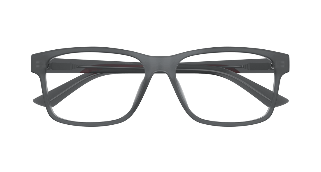 Occhiali da vista puma pu0475oa 003 gris rectangular / squared masculino taglia 57mm - Vista dettagliata