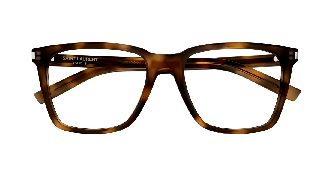 Prescription glasses saint laurent sl 717 slim 003 havana rectangular / squared femenino size 54mm - Detailed view