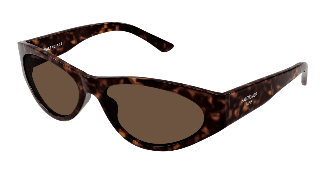Gafas de sol balenciaga bb0367s 002 havana round/oval/panthos femenino talla 60mm - Vista principal