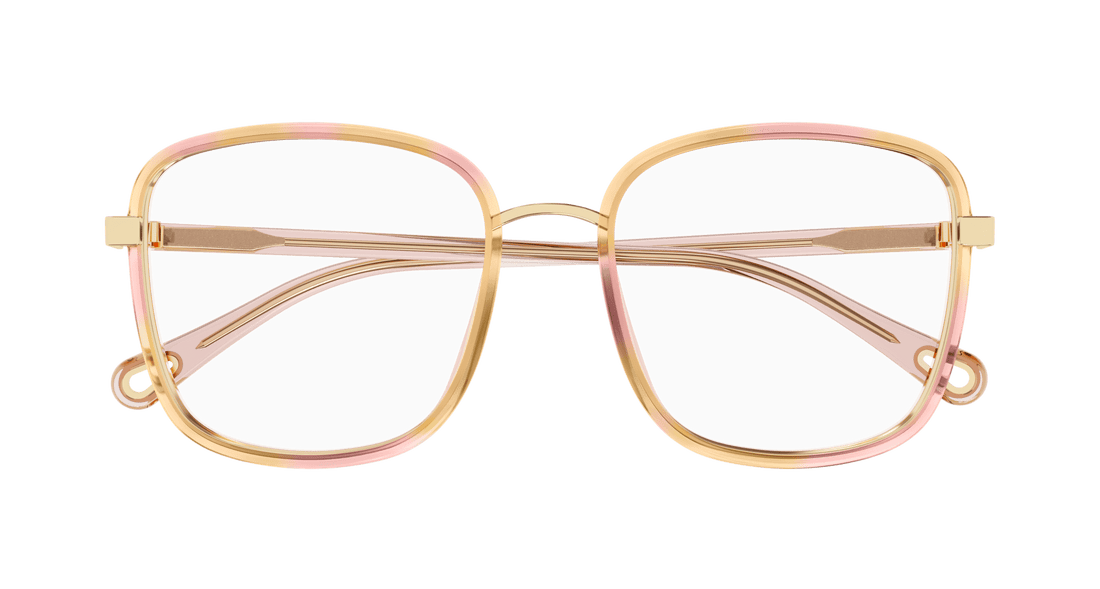 Dioptrijske naočale chloé ch0034o 016 havana rectangular / squared femenino veličina 53mm - Detaljni prikaz