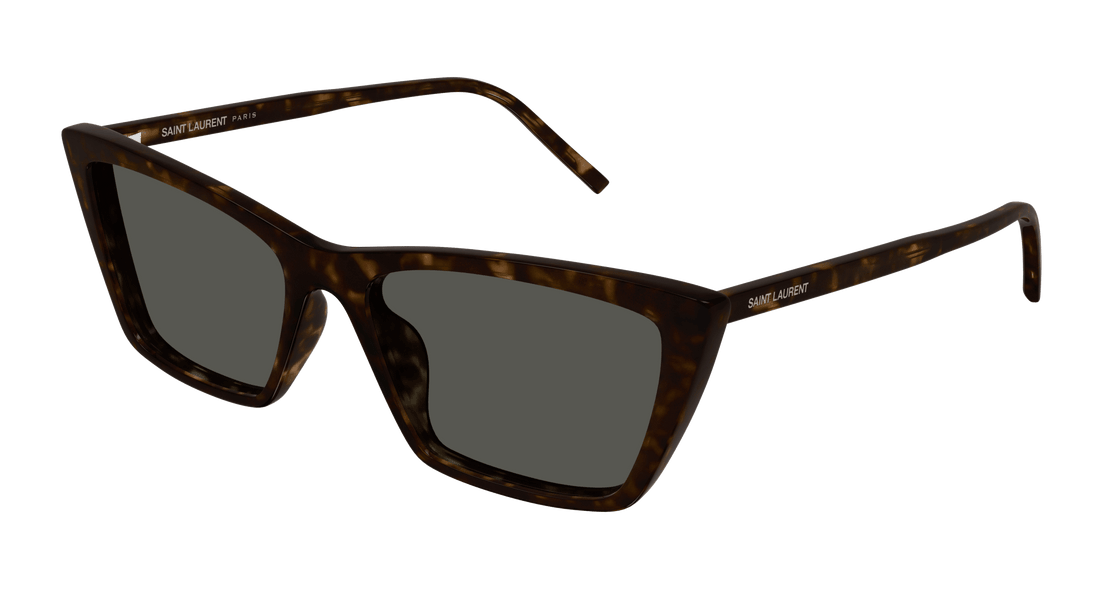 Occhiali da sole saint laurent sl 737 mica thin 002 havana rectangular / squared femenino taglia 54mm - Vista principale