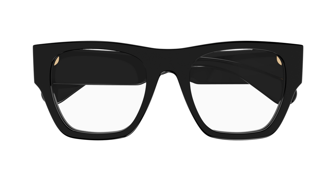 Óculos graduados chloé ch0250o 001 femenino tamanho 52mm - Vista de detalhe