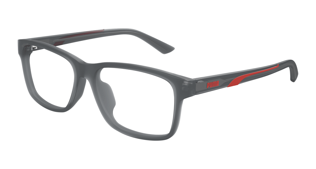 Occhiali da vista puma pu0475oa 003 gris rectangular / squared masculino taglia 57mm - Vista principale