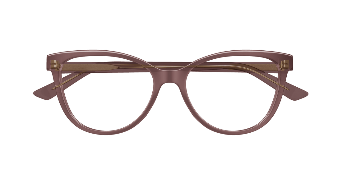 Occhiali da vista bottega veneta bv1313o 010 burdeos cat eye femenino taglia 55mm - Vista dettagliata