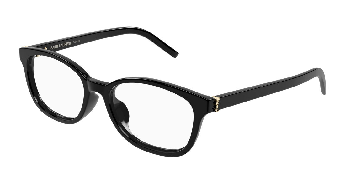 Prescription glasses saint laurent sl m141/f 001 negro cat eye femenino size 51mm - Main view