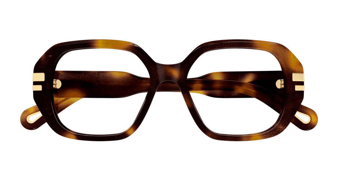 Occhiali da vista chloé ch0266o 002 havana rectangular / squared femenino taglia 53mm - Vista dettagliata