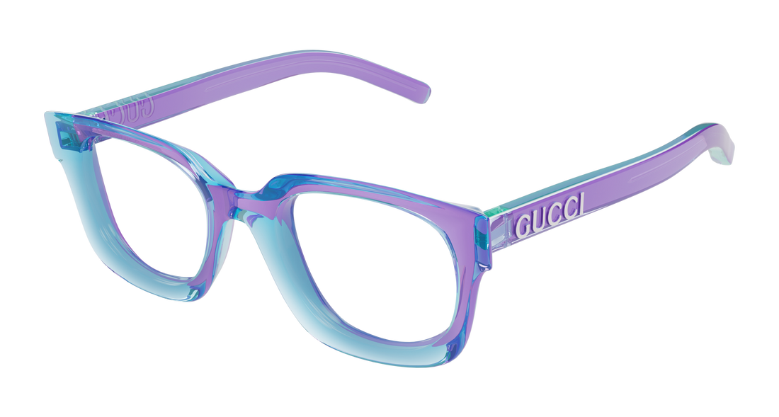 Brillen gucci gg1721o 003 violeta rectangular / squared femenino größe 50mm - Hauptansicht
